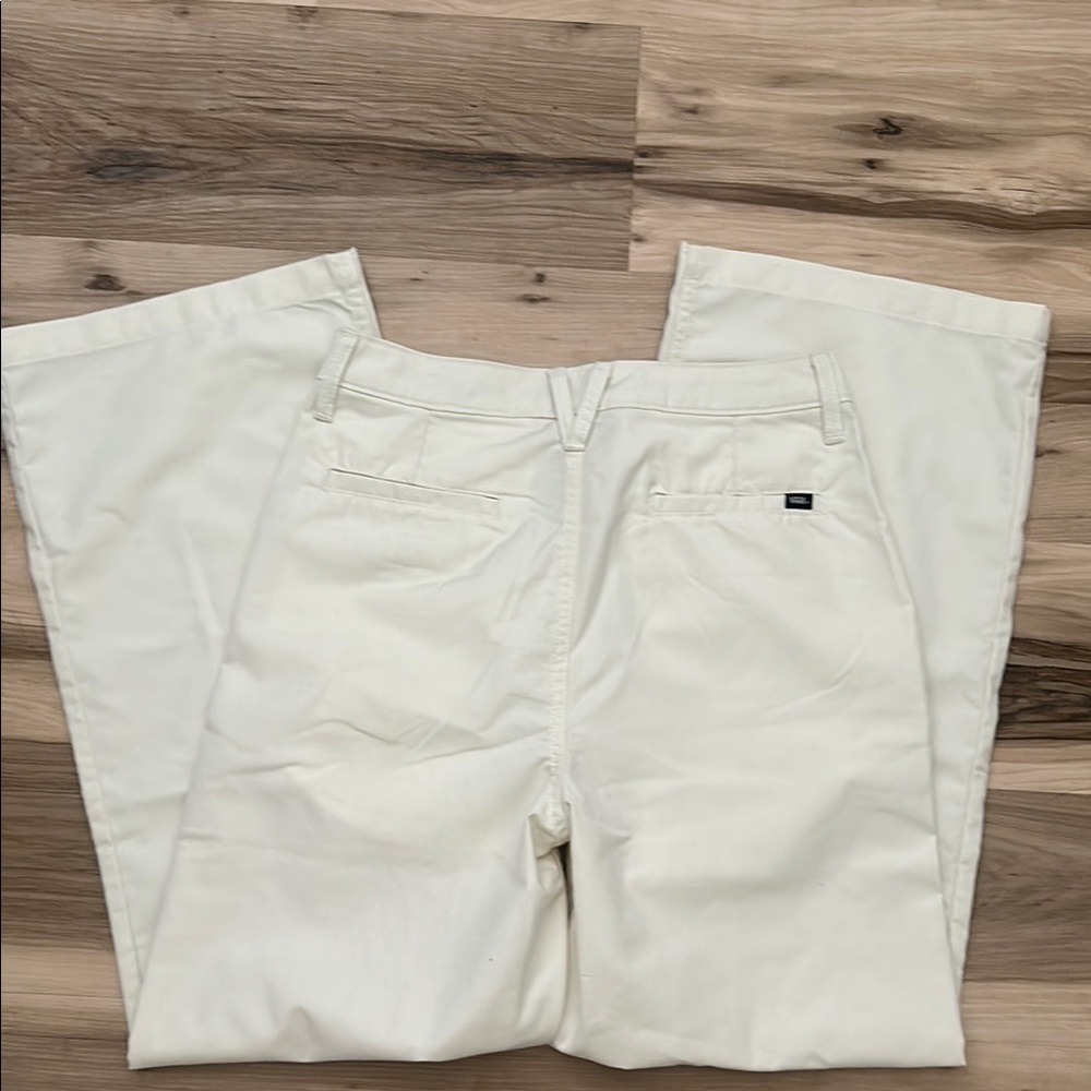 Vince White Flare Wide Leg Jeans View 3